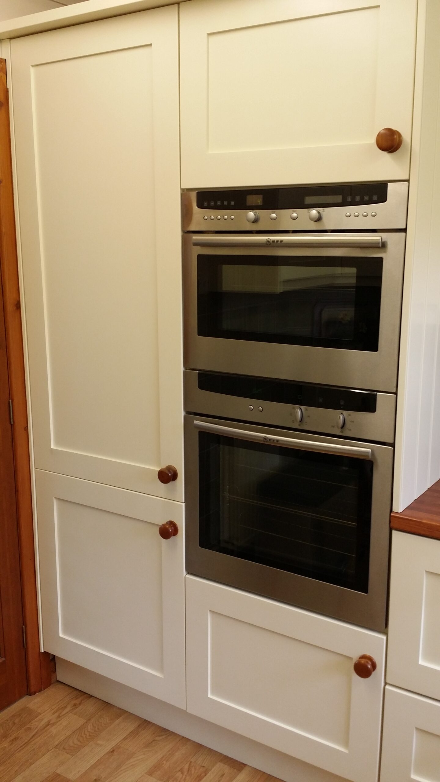 Farrow and Ball Cream Kitchen with Oven Housing