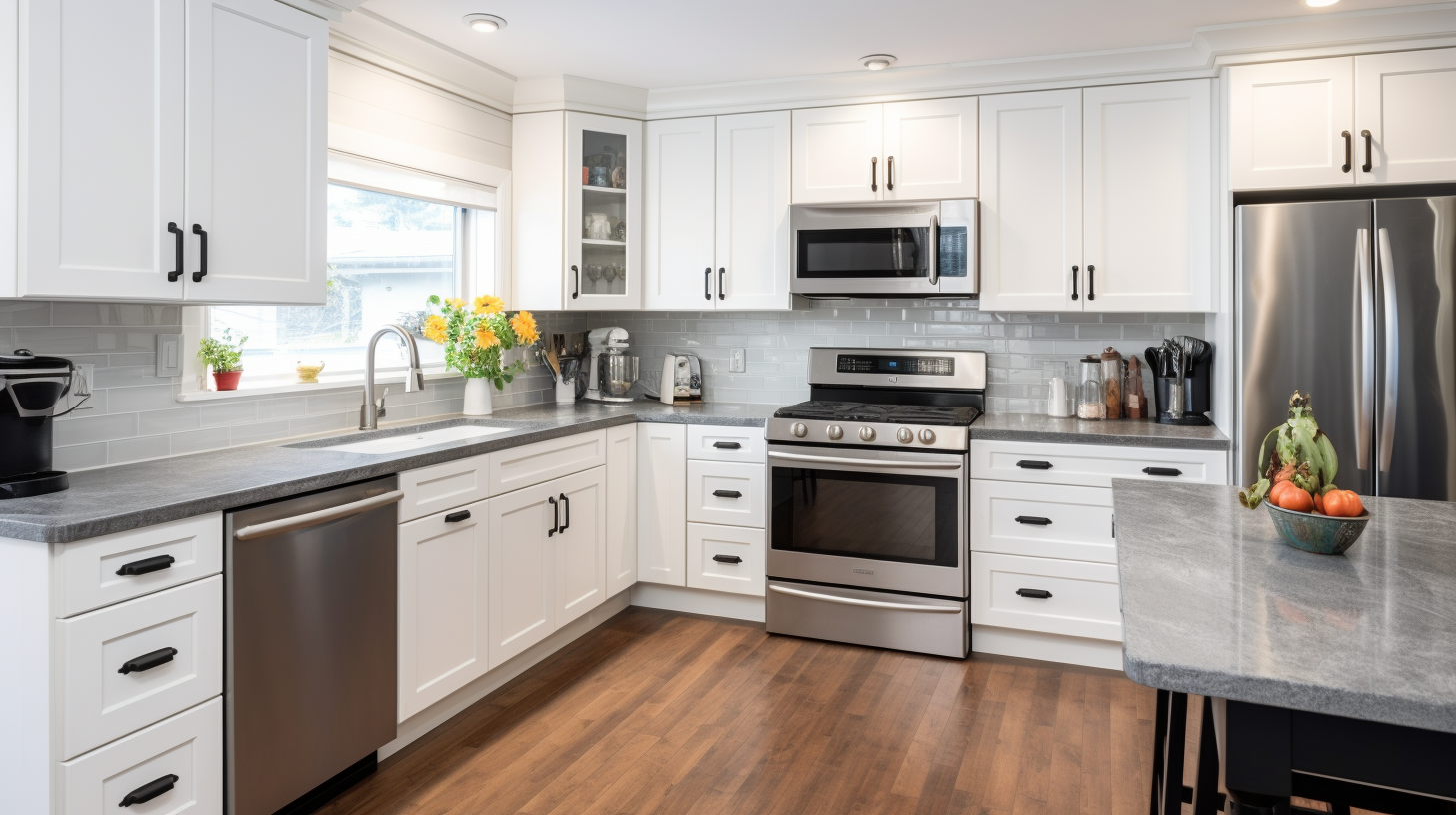 Painting Kitchen Cabinets a repaint in white