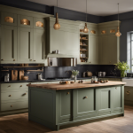 An image that showcases the expertise of a professional kitchen painter in York